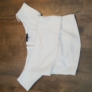 White crop top xs
